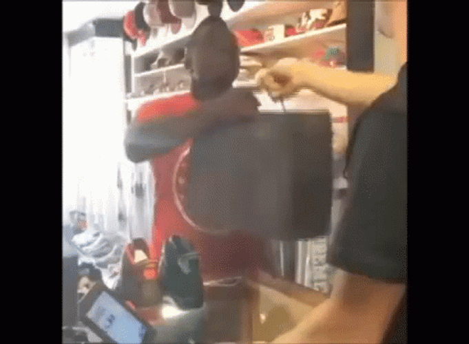 1 2 Buckle My Shoe Customers Funny Steps GIF