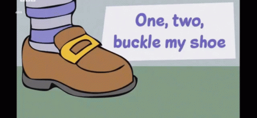 1 2 Buckle My Shoe Open The Door GIF