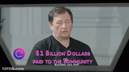1 Billion Dollars Paid To Community Bank GIF