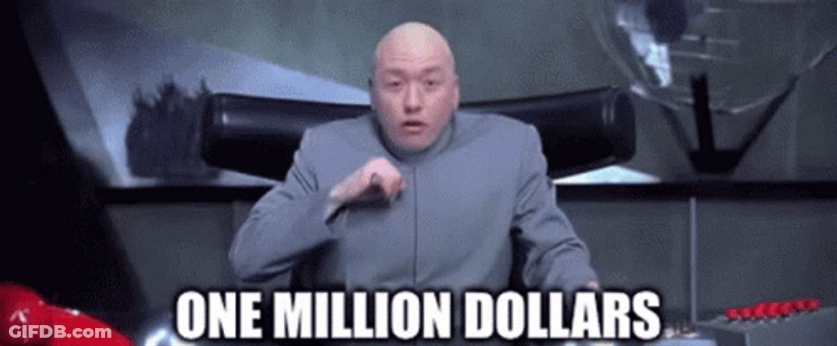 1 Million Dollars Dr Evil Face Swap GIF