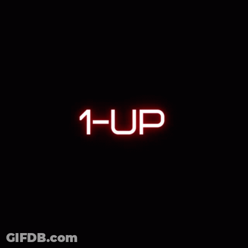 1 Up Logo In A Square GIF
