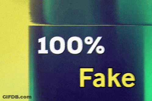 100% On Blue And Green Background GIF