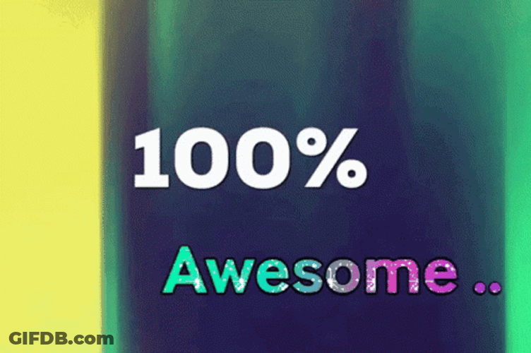 100 Percent Awesome Blurred Effects GIF