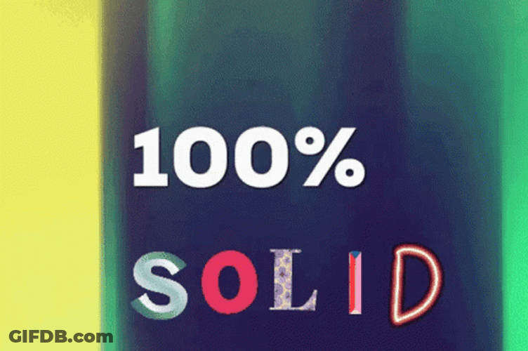 100 Percent Solid Blurred Effects GIF