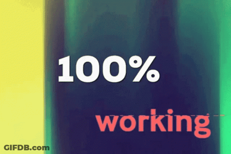 100 Percent Working Blurred Effects GIF