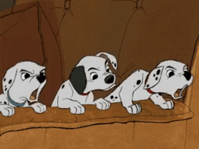 101 Dalmatians Angry Puppies GIF