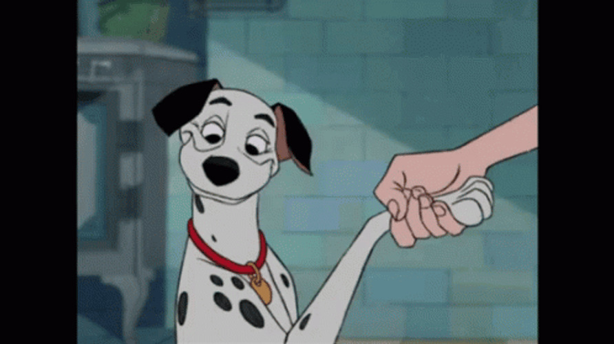 101 Dalmatians Handshake GIF