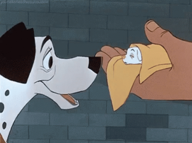 101 Dalmatians Newborn Puppy GIF