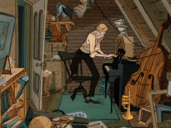 101 Dalmatians Roger GIF