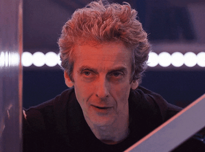 12Th Doctor Smiling In Tardis GIF