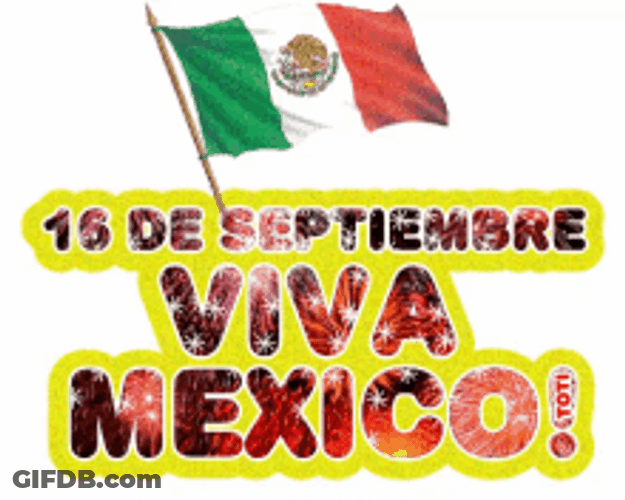 16 De Septiembre Viva Mexico GIF