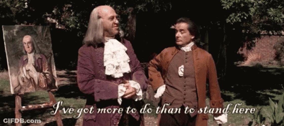 1776 Benjamin Franklin GIF