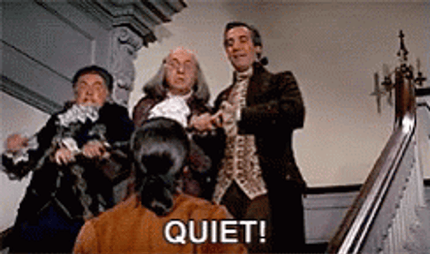 1776 Quite Mr. Benjamin Franklin GIF