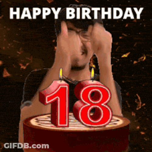 18 Birthday 18 Hbd GIF