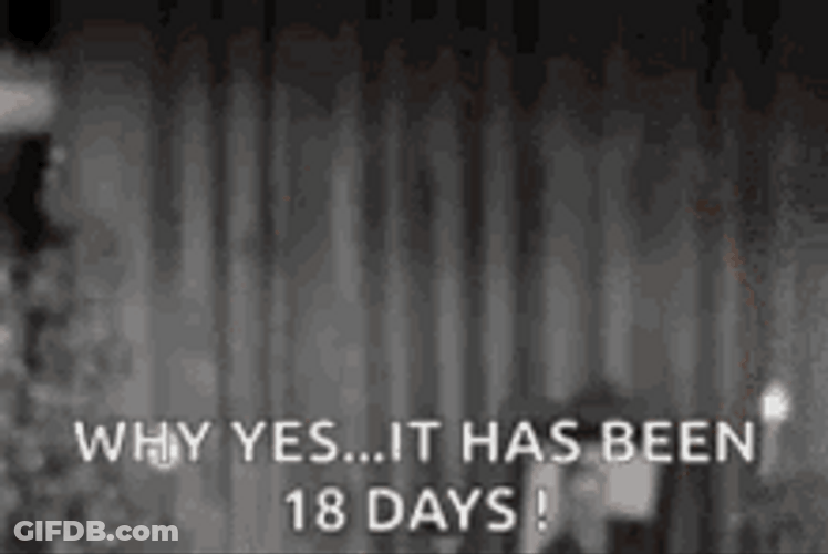 18 Days Has Passed Rita Hayworth Hair Flip GIF