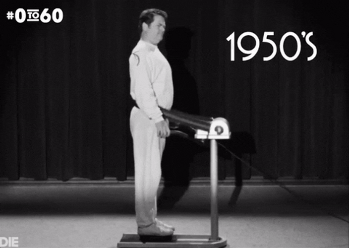 1950S Vintage Exercise GIF