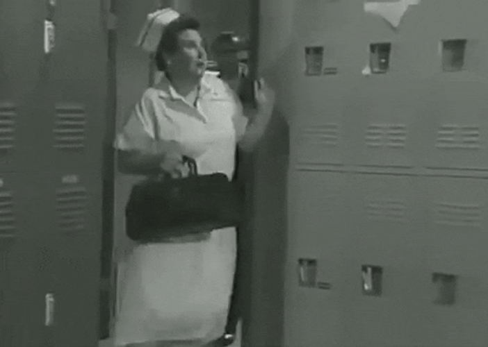 1950S Vintage Nurse GIF