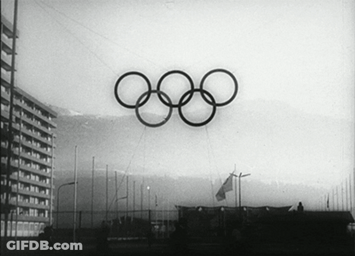 1964 Winter Olympic Rings GIF