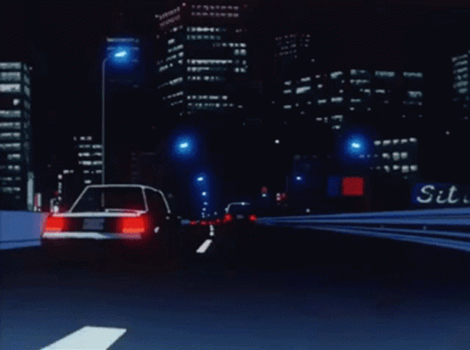 1980S Anime Night City GIF