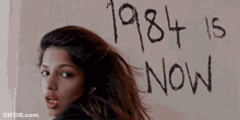 1984 Weird Teeth GIF