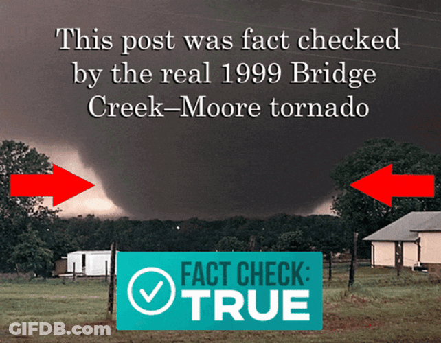 1999 Bridge Creek Moore Tornado Fact Check True GIF