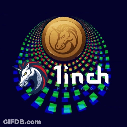 1Inch Network Crypto Currency GIF