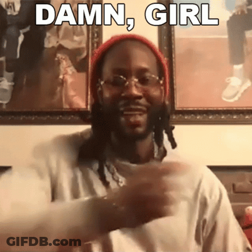 2 Chains Damn Girl Meme GIF