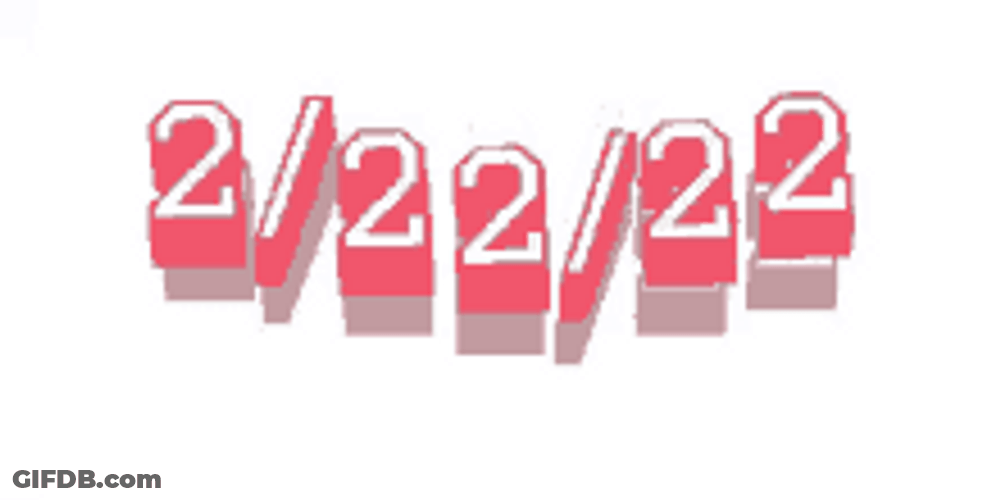 2 Date And Year Moving Numbers GIF