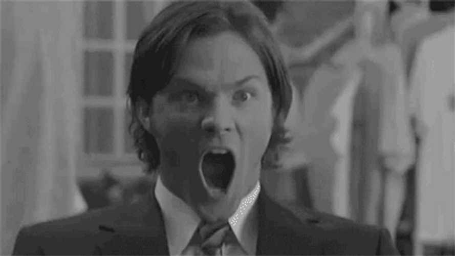 2 Mans Shocked Meme Both Gaped GIF