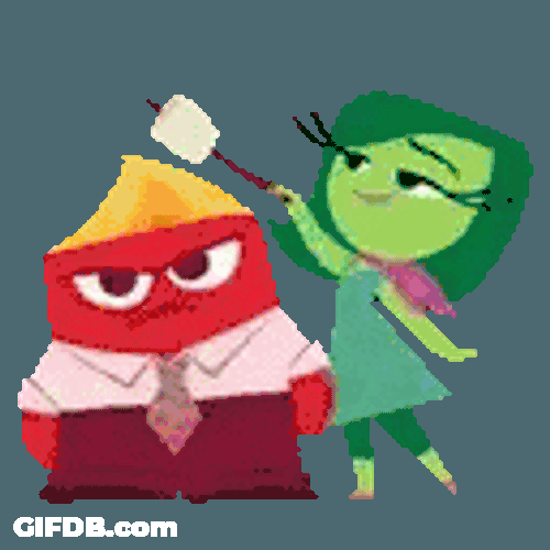 2008 Anger And 2007 Disgust Sticker GIF