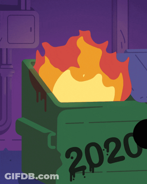2020 Dumpster Fire GIF