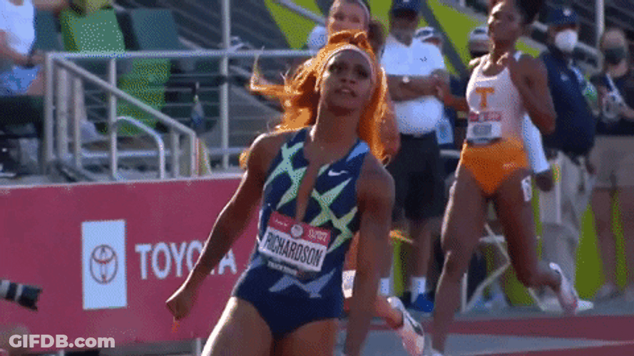 2021 Tokyo Olympics Sha'Carri Richardson Noah Lyles GIF