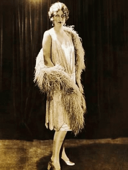 20S Flapper Fashion Outfit GIF