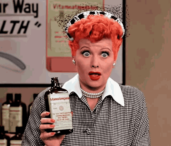 20S Lucille Ball Winking GIF