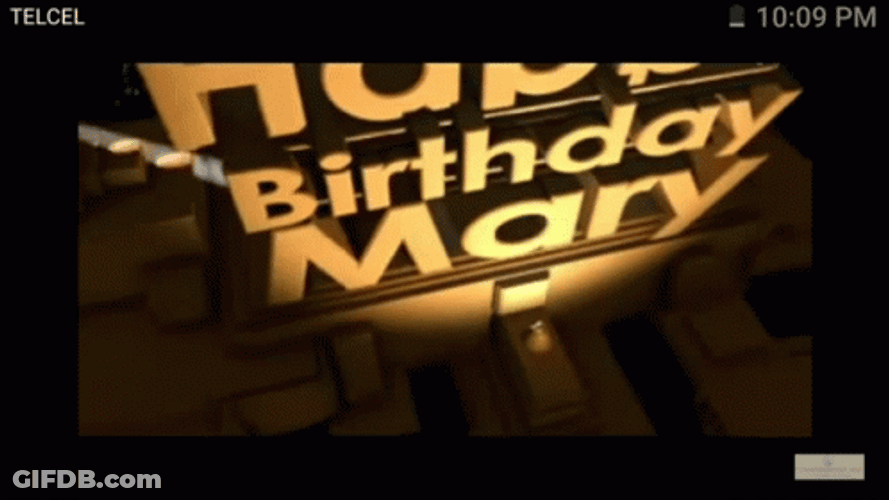 20Th Century Fox Happy Birthday Mary Greeting GIF