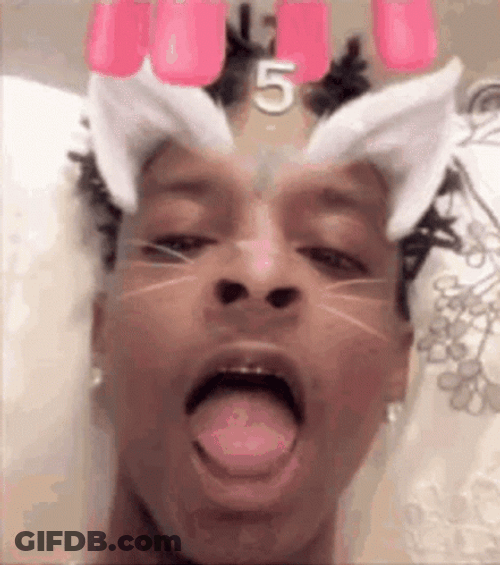 21 Savage Cat Meme GIF