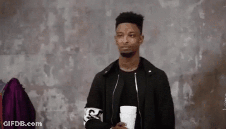 21 Savage Nodding GIF
