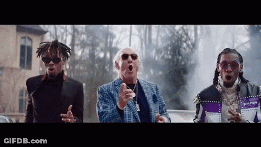 21 Savage Offset Ric Flair Drip GIF