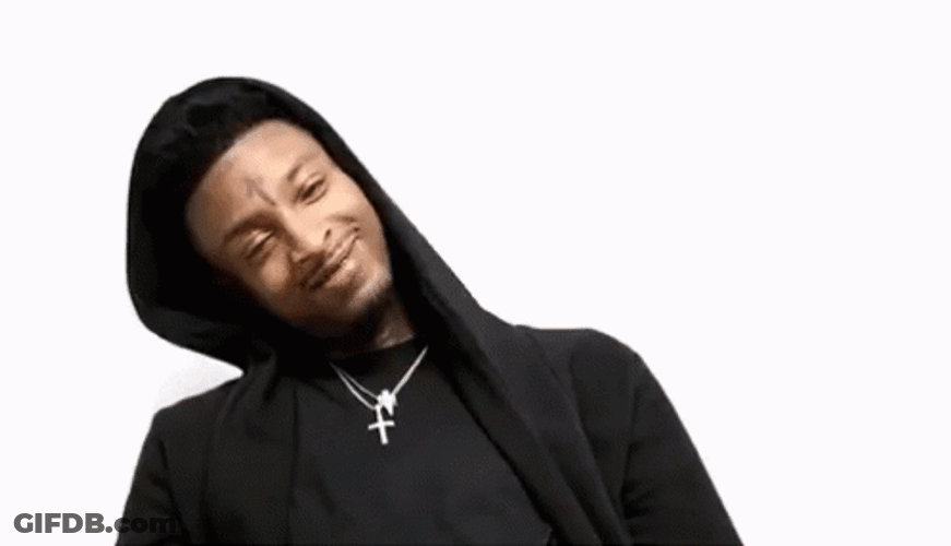 21 Savage Wearing Black Hoodie GIF