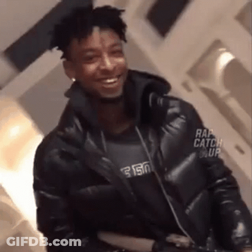 21 Savage With Gun GIF