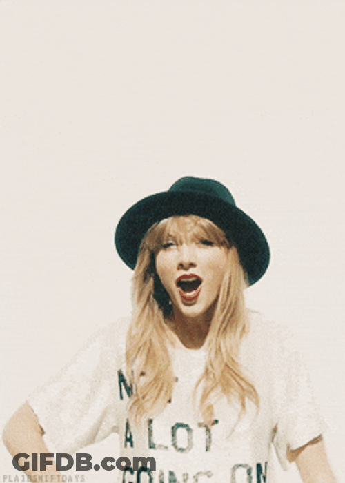 22 Confetti Taylor Swift Birthday GIF