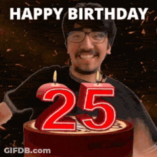 25 Birthday 25 Hbd GIF