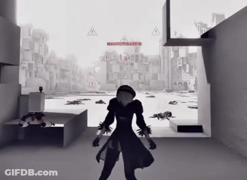 2B Self Destruct GIF