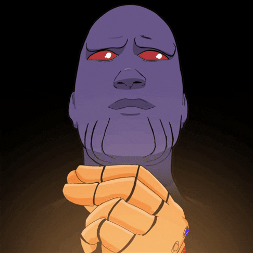 2D Thanos Snap GIF