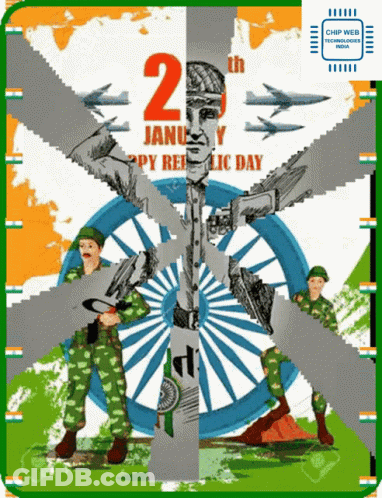 2Nd January Republic Day India Poster GIF