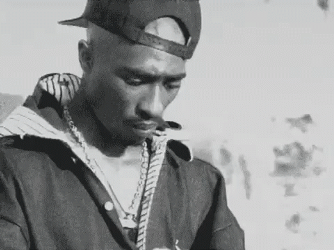2Pac Tupac Shakur Rap Headbang GIF