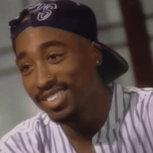 2Pac Tupac Shakur Rap Laugh GIF