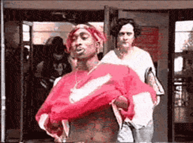 2Pac Tupac Shakur Weird Walk GIF