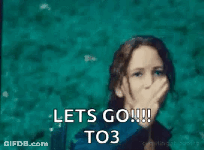 3 Hand Gesture Katniss Everdeen Hunger Games GIF