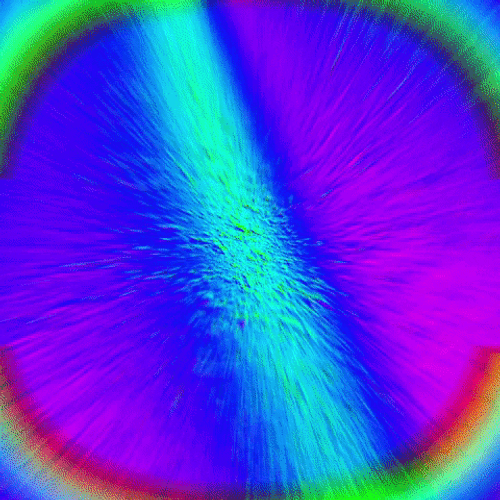 3 Rainbow Flashing Lights GIF